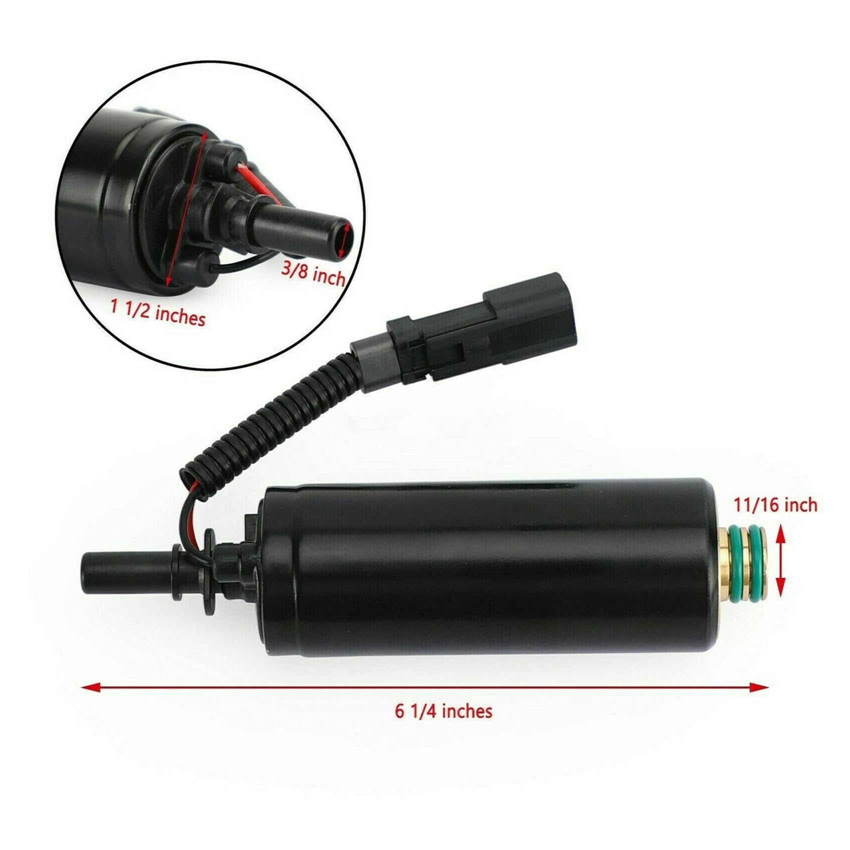 Pompe à Carburant for séparateur de Vapeur Compatible for Johnson Evinrude 75-175Hp 2001-2006 0439347 439347 5004428 5000800 pièces de Moteur