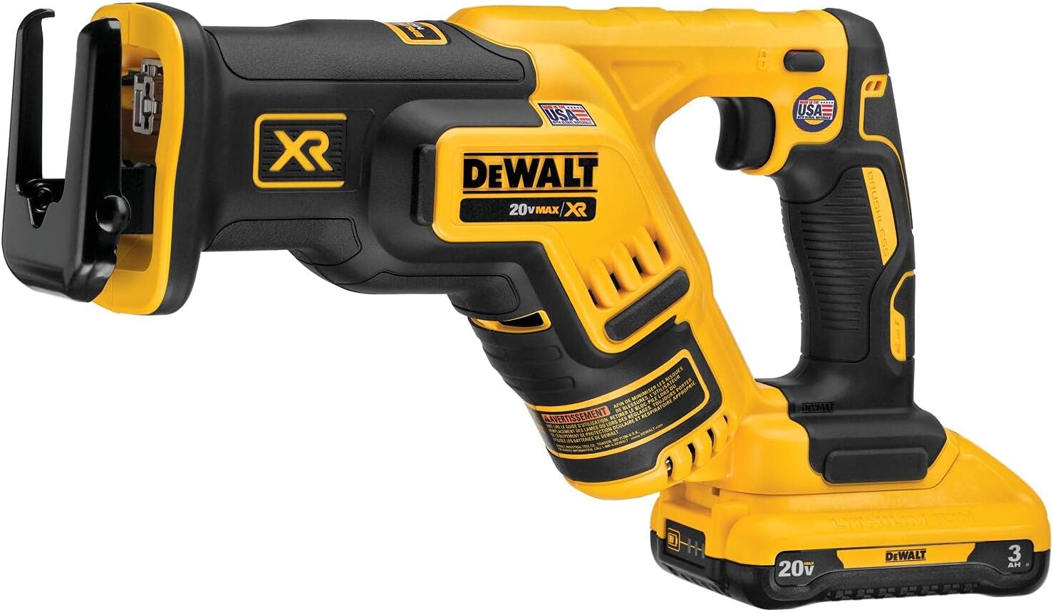 DEWALT DCS367L1 20V MAX* XR Brushless Cordless Compact Reciprocating Saw Kit (3.0 AH) - - 