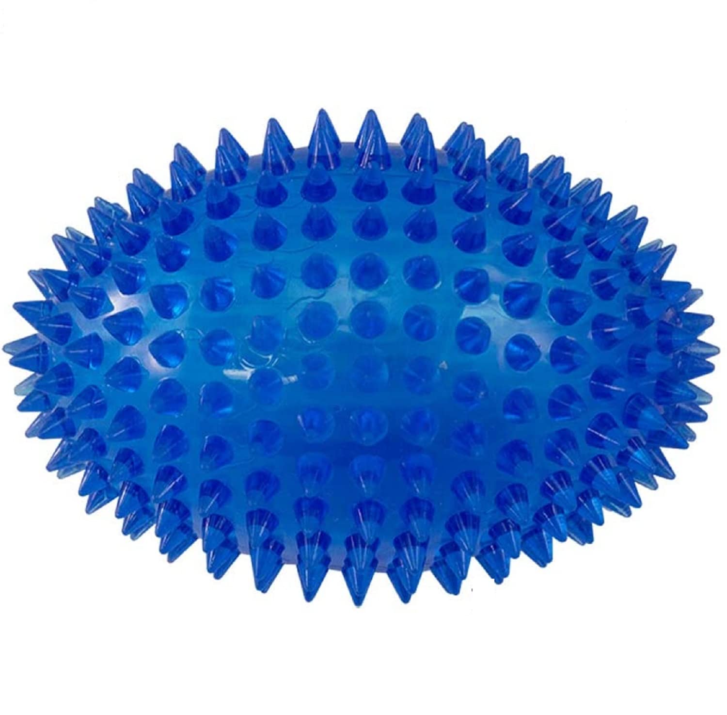 Emily Pets Transparent Spike Toys Rubber Squeaker Rugby Dog Toy, Cleans Teeth and Promotes Good Dental and Gum Health for Your Pet (Colors Vary) (B09WK475TX) Amazon Price History, Amazon Price Tracker
