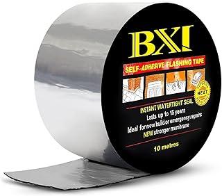 BXI Flashing Roll Tape Membrane, 4 inches X 32 Feet Thick Waterproof Patch Seal
