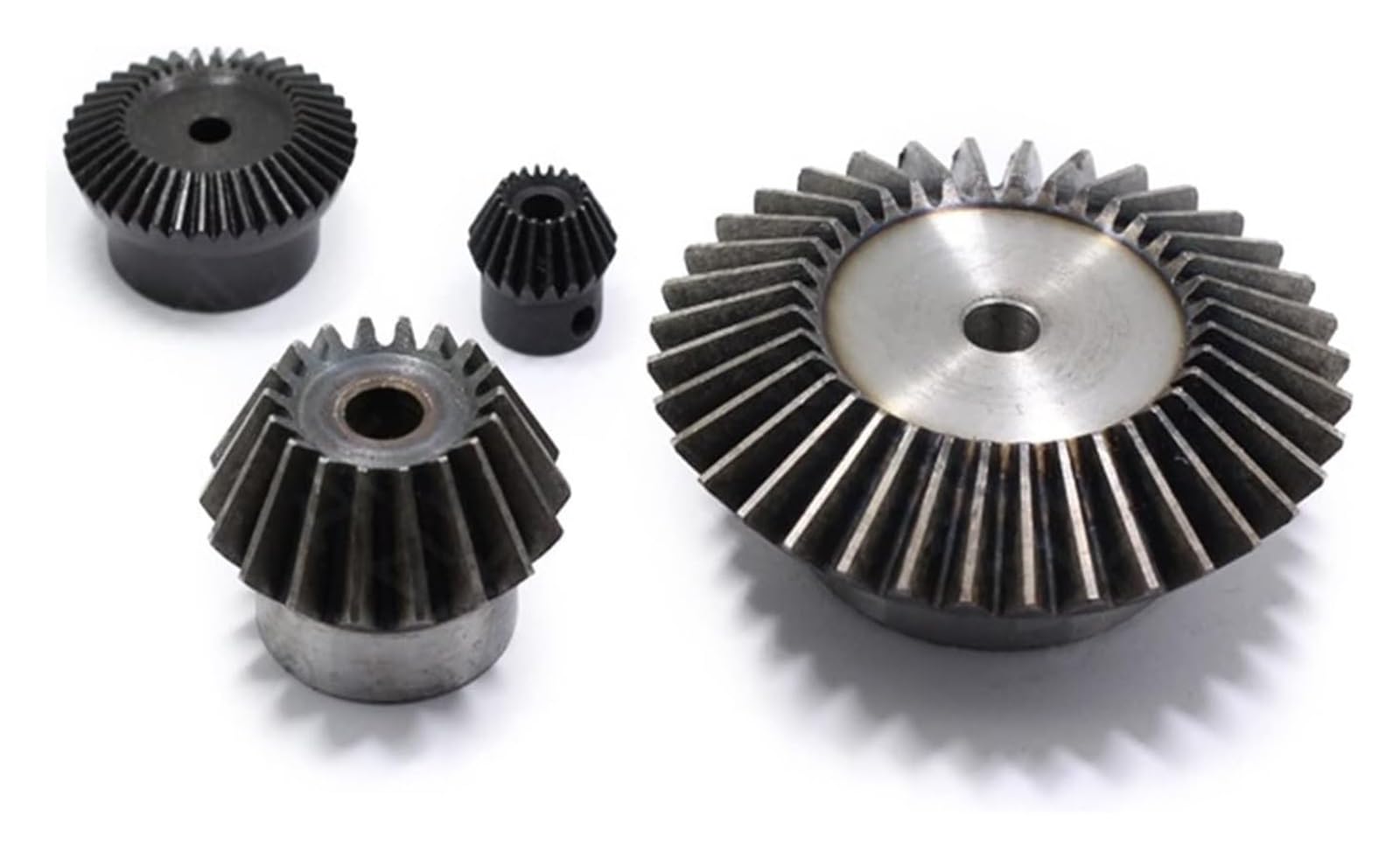 Petites engrenages cylindriques en bronze, Engrenage hélicoïdal conique en spirale, Module 0.5M 1M 1.5M 2M 2.5, 1:1.5 1:2, engrenage de Ration 16T 32T 20T 40T, engrenage de Transmission à 90 degrés, v