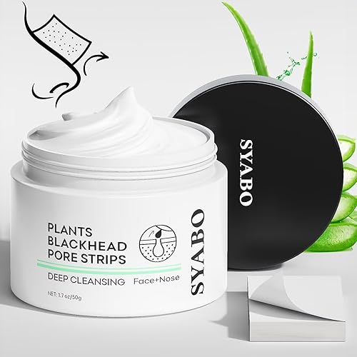 Máscara removedor de puntos negros para nariz y cara, kit de eliminación de puntos negros con 100 tiras, Puntos negros, 1.7 onzas