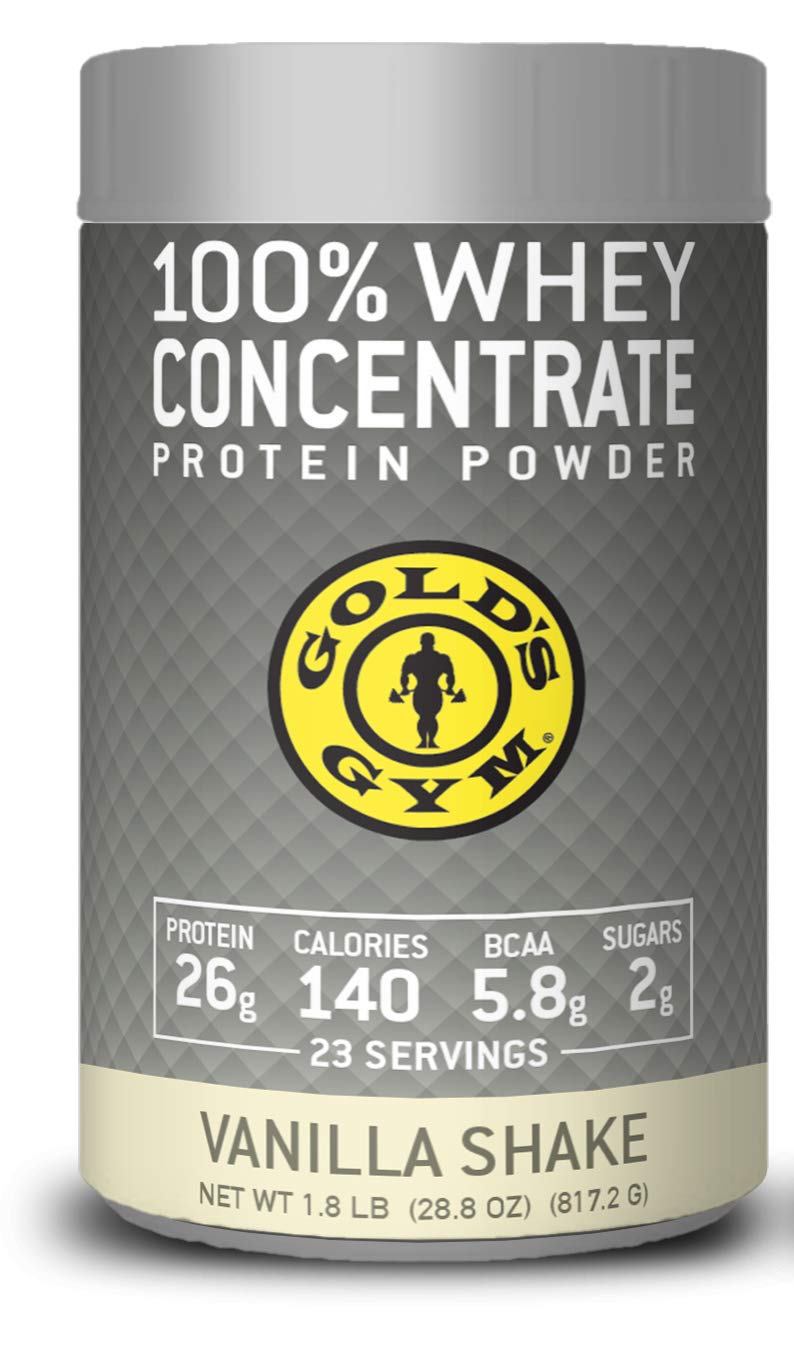 Buy Gold's Gym 100 Whey Concentrate Vanilla Protein Powder Contains