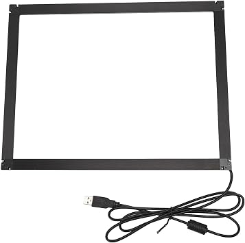 Bewinner Infrared Touch Frame, Interactive IR Touch Overlay Panel for Education, Digital Signage with USB Interface,Aluminum Alloy Touch Screen Overlay 50 inch