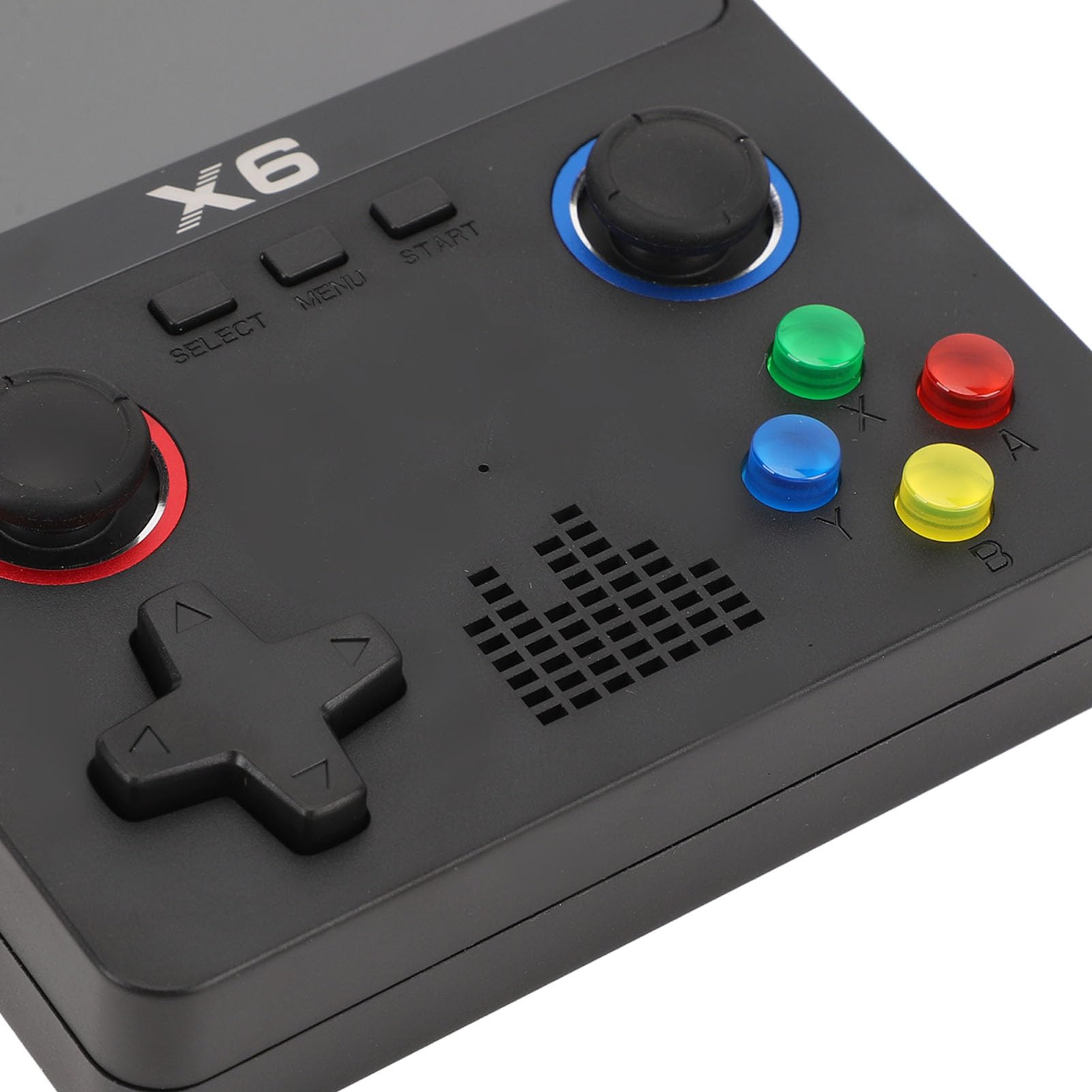 Console di gioco retrò portatile con scheda di memoria da 32 GB, console di gioco HD a doppio joystick per adulti, schermo IPS da 3,5 pollici 640x480, supporta l’uscita TV e i (Nera)