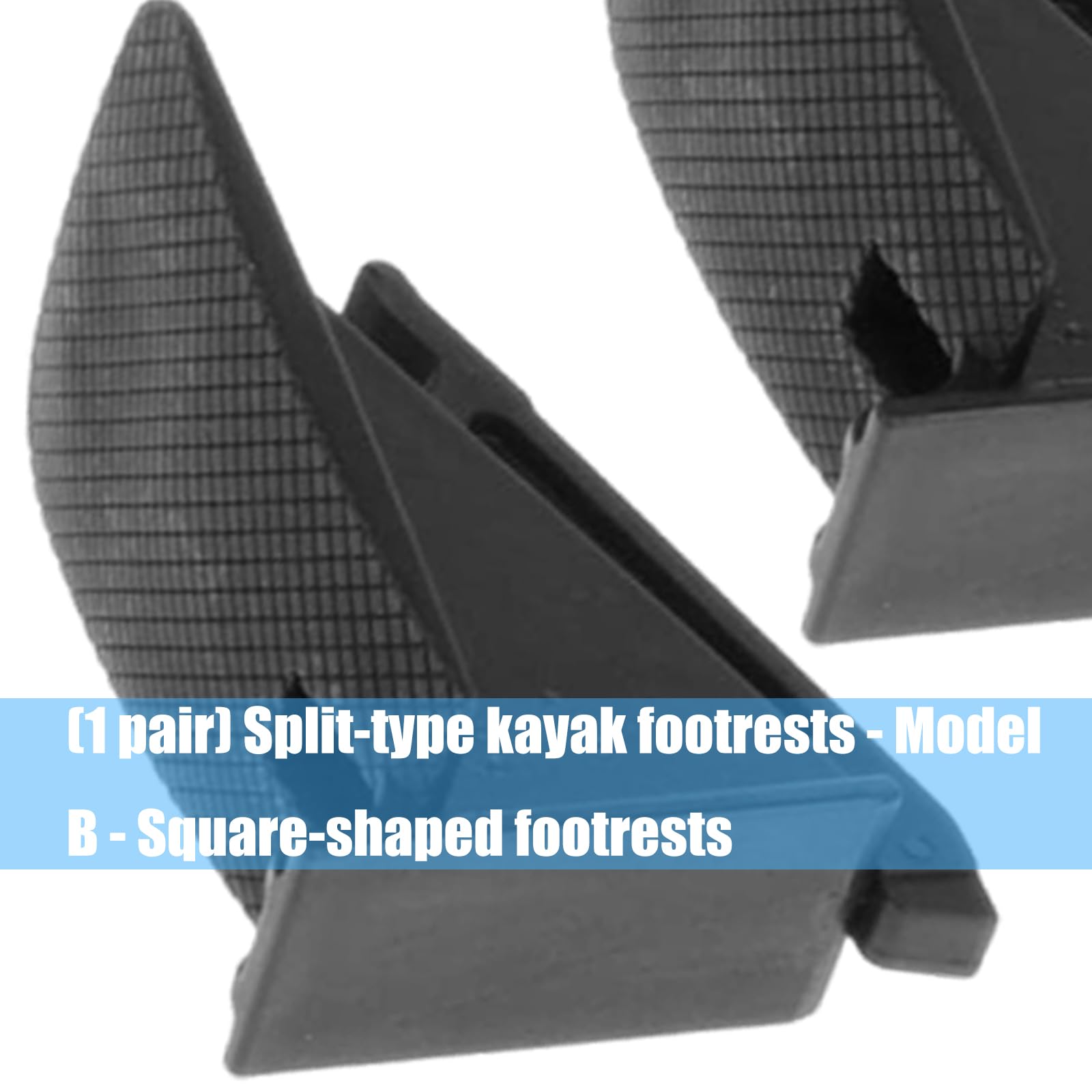 Poggiapiedi professionale per kayak, ergonomico, quadrato, strumento per migliorare il controllo in condizioni di bagnato, piedini antiscivolo quadrati pedali kayak