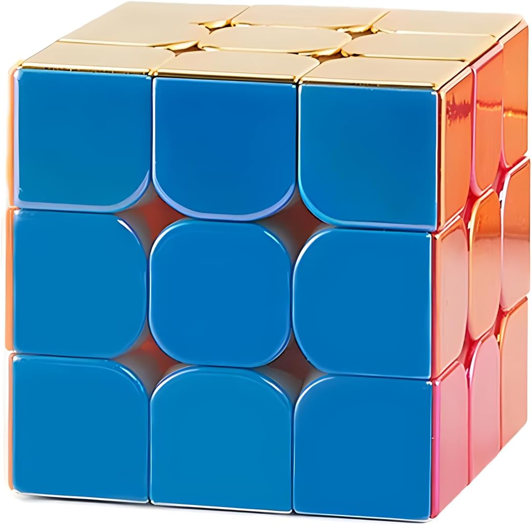 LiangCuber Cyclone Boys S8 Gradient Color Magnetic Speed Cube 3x3 Mirror Reflective Cube Stickerless 56MM 3x3 Gradient Color Shiny Cube 2024 Edition