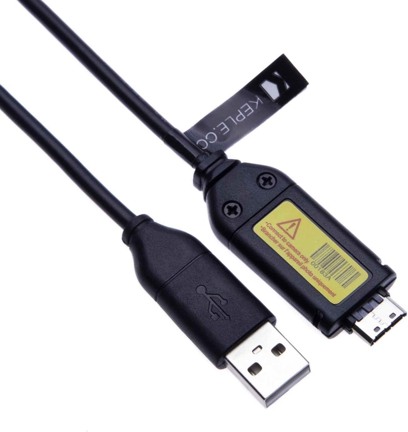 Keple USB Charger & Data Cable for Samsung Digital Camera EX, L, WB, S, SL, ST, SH, P, PL Series SUC-3 SUC-5 SUC-7 Data Transfer & Charging Cord
