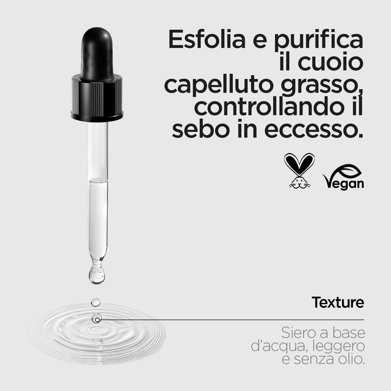 REVOX B77 - Just Acido Salicilico 2% per Cuoio Capelluto, 30 ml, Siero Acido Salicilico, Esfolia e Purifica, Controlla Eccesso Sebo, Idrata e Lenisce Cuoio Capelluto Irritato, Crescita Sana Capelli