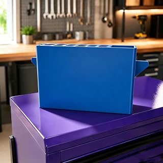 Magnetic Tool Organizer for Mini Tool Carts, Front Holder，Blue