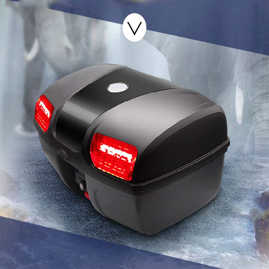 HOMCOM Bauletto Baule Posteriore Universale Universale Per Moto Motorini Scooter In PP 59.5 X 43 - Foto 7