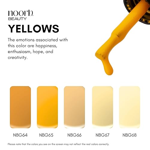 Miniatura 6 de Esmalte de gel amarillo, esmalte de uñas de gel natural con pigmentos orgánicos, esmalte de gel de uñas UV de color amarillo
