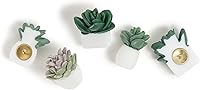 Vista 3 de U Brands Succulent Push Pins Set, Office Supplies, Three Assorted Styles, 9 Count