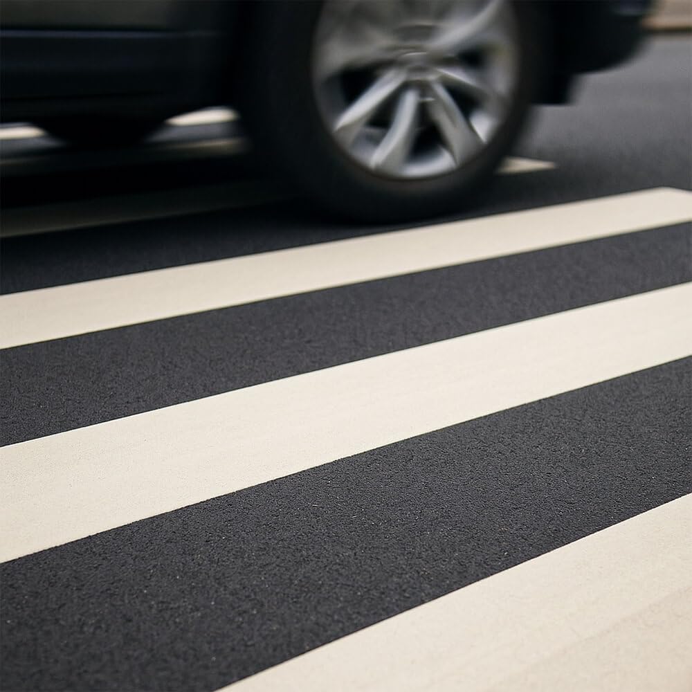 PREMARK Bodenmarkierung Zebrastreifen, weiß, 50x100 cm, 5/VE, Art.-Nr. 662180 | Bodenzeichen | Bodensymbol