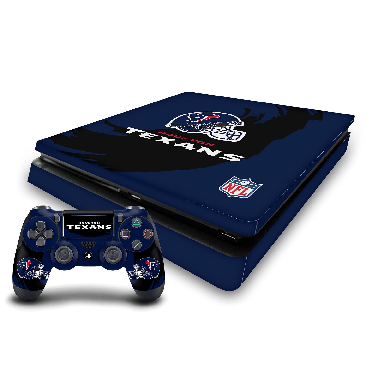 Autocollant Jeu PS4 Slim Skin Vinyle NFL Houston Texans avec Manette - 7