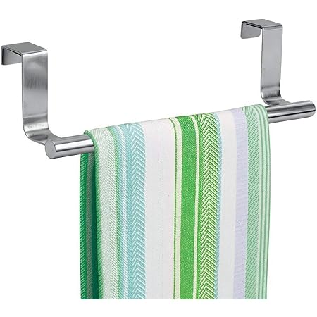 mDesign Soporte para toallas y repasadores - Toallero para ...