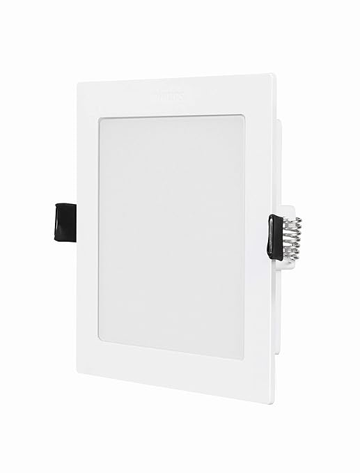 PHILIPS Ujjwal 10W Square Recessed Downlighter (Cool Day Light) - 110MM Cut Out