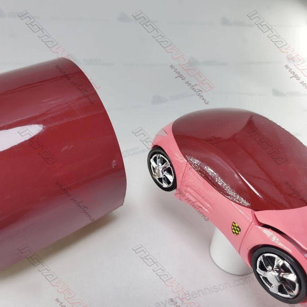 Averry SW900 Gloss Burgundy | 475-O | Vinyl CAR WRAP Film (5ft x 10ft (50 Sq/ft)) w/Free-Style-It Pro-Wrapping Glove