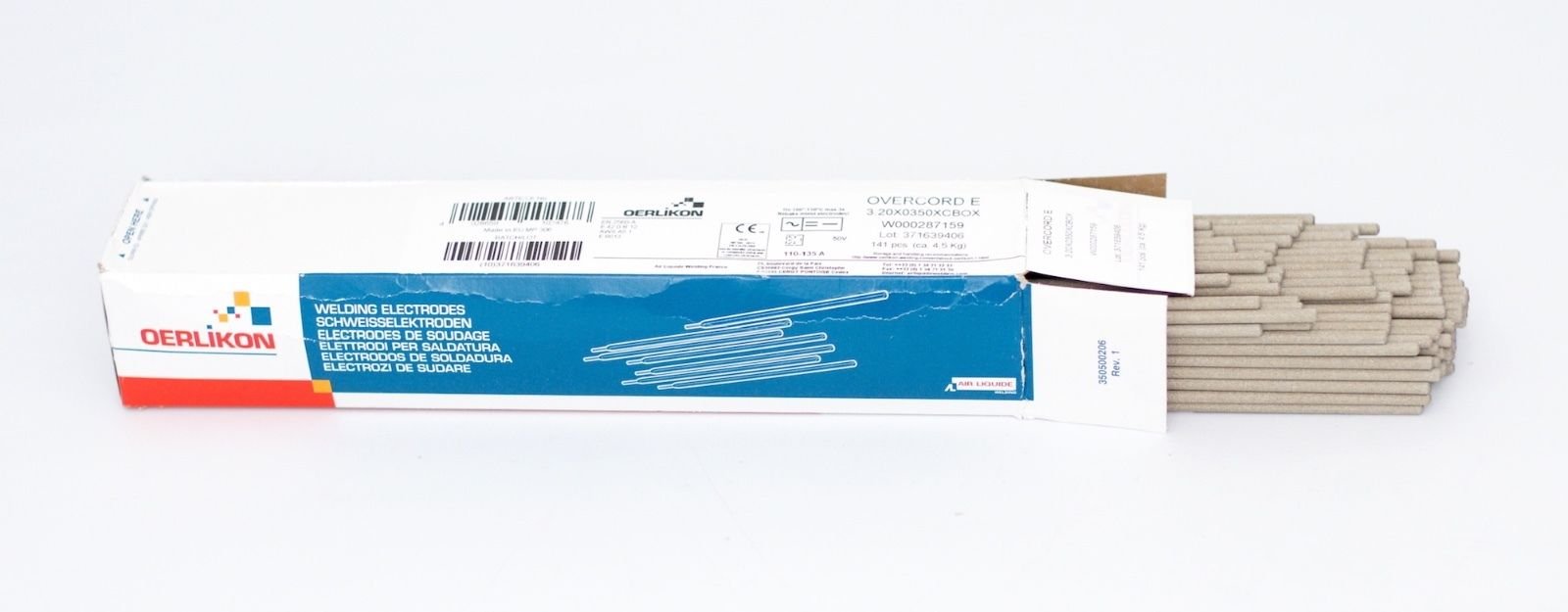 Oerlikon over Cord S 3,2?x 350?mm Varilla electrodos sudor electrodos Air Liquide 141?unidades)