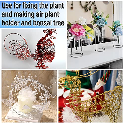 3mm craft wire for sculpting 52 ft aluminum bendable thick metal for bonsai trees floral armature weaving wrapping clay models dolls diy jewelry making 9 gauge thickness