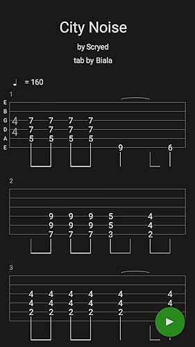tabs guitarra X