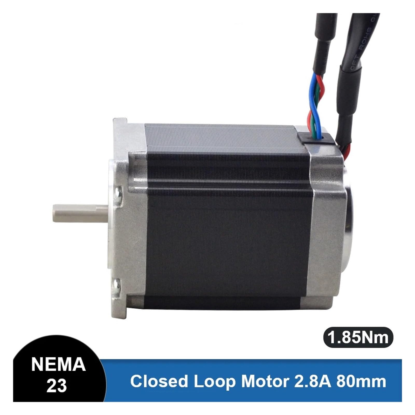 Nema 23 stepper motor 1.85Nm 2.8A with magnetic encoder 6.35mm shaft motor stepper motor