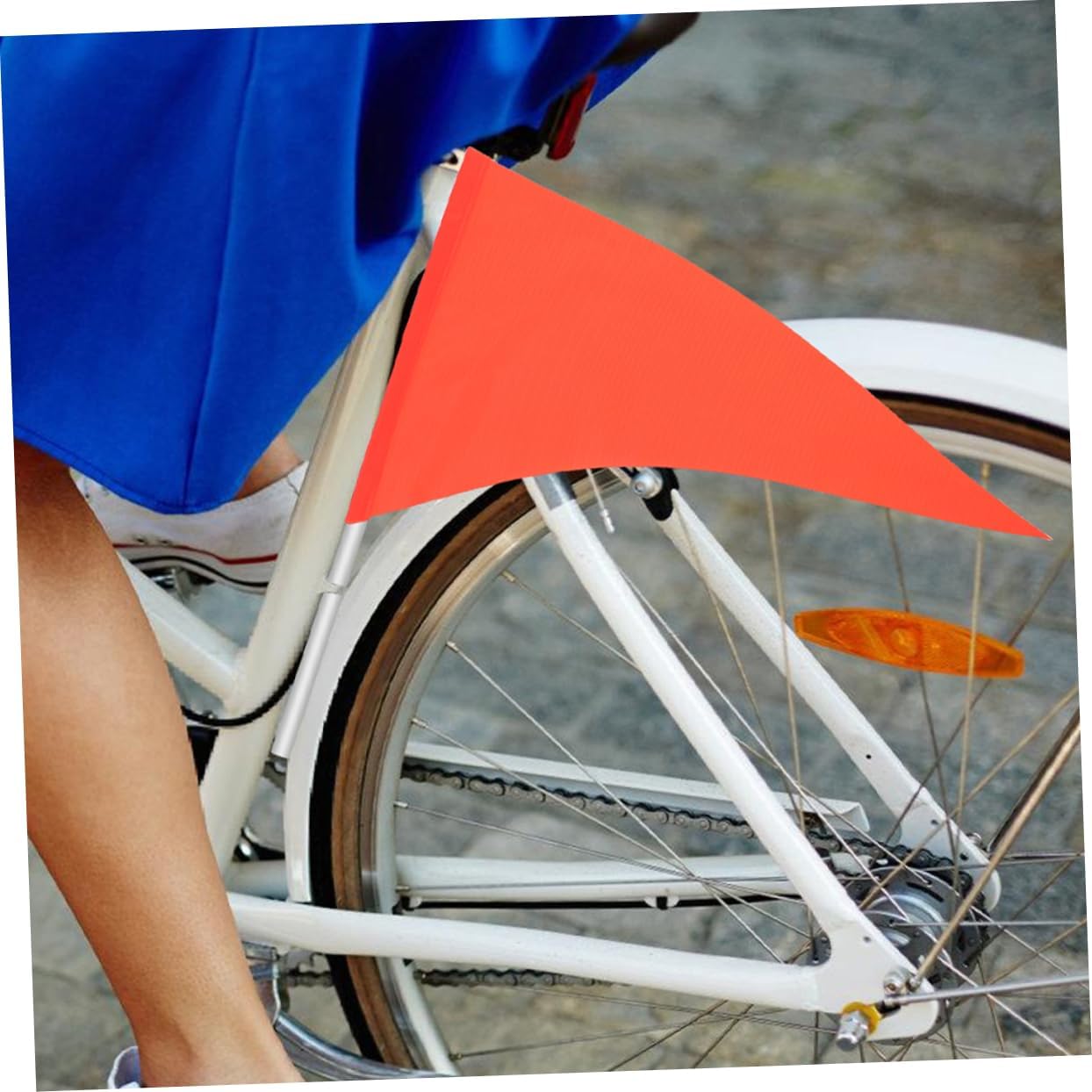 20pcs High Visibility Caution Flags for Tear-resistant Safety Flags for Cycling Lightweight for and Visibility