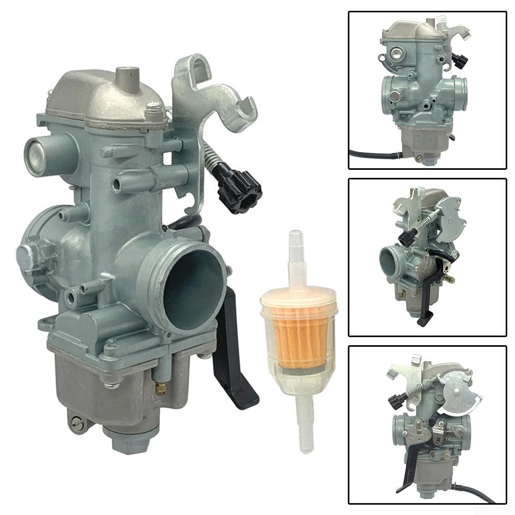 Robuster Metall Vergaser mit Kraftstofffilter für XR350R | für robuste Metallkonstruktion, hohe Hitzebeständigkeit, langlebig für Rennstrecken, OEM 16100-KN5-673 Passform