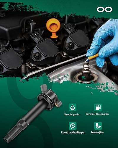 Miniatura 4 de SCITOO Paquete de bobinas de encendido para Mercury Milan 3.0L 2006-2011 para Mariner 3.0L 2009-2011 para Ford Fusion 3.0L 2006-2012 para Escape