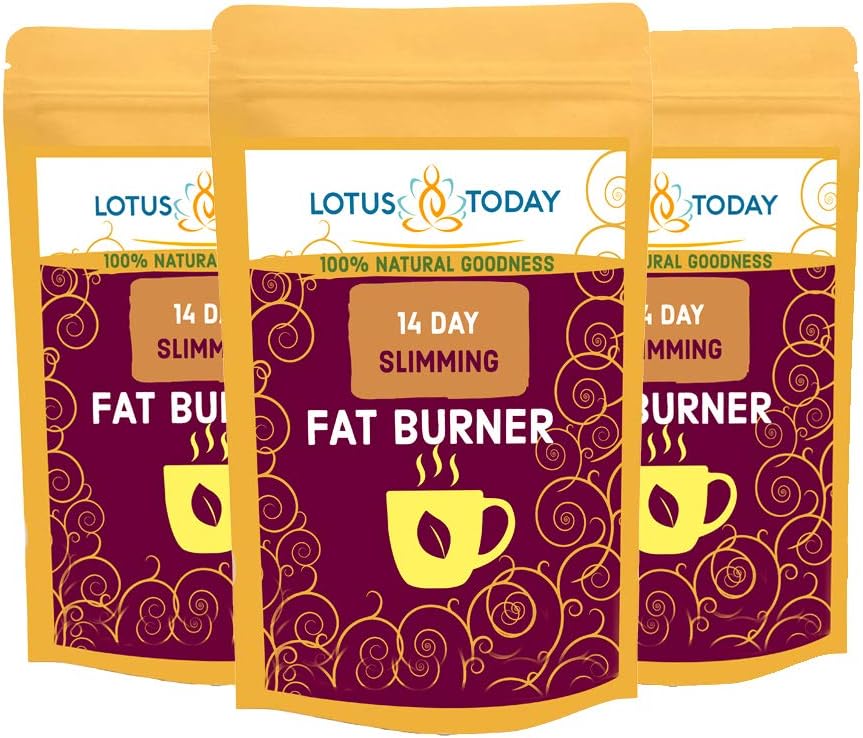 Lotus Today 14 Day Slimming Fat Burner Blend, Detox Tea, Unisex, Diet, Day Time Detox, 28 Tea Bags