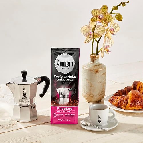 Vista 44 de Bialetti Perfetto Moka Café Moulu Intenso (Fuerte) Tostado Oscuro 8.82 oz