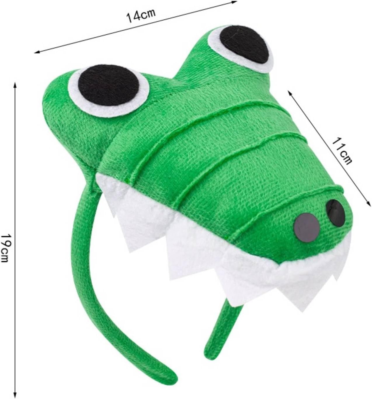 Kirei Sui Crocodile Costume for Women, Cute Alligator Headband, Tail & Tutu for Halloween Party Accessories