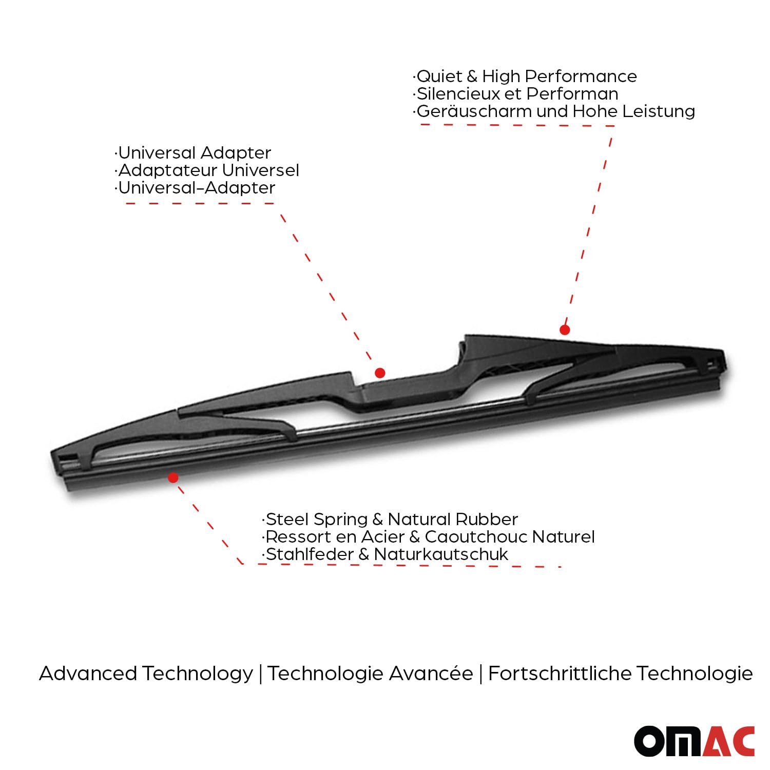 Car Wiper blade Rear Back Window Windscreen Windshield Wipers For KIA