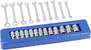 Metric 1/4in Drive Shallow Sockets 4 â€“ 14mm + 10pc Mini Spanners 4 â€“ 11mm