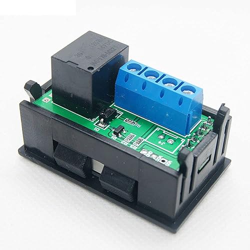 Miniatura 3 de Taidacent 2 unids 12V 20A Relé Temporización Retraso Repetición Ciclo Temporizador Relé Pantalla LED Dual Digital Temporizador Relé Interruptor de