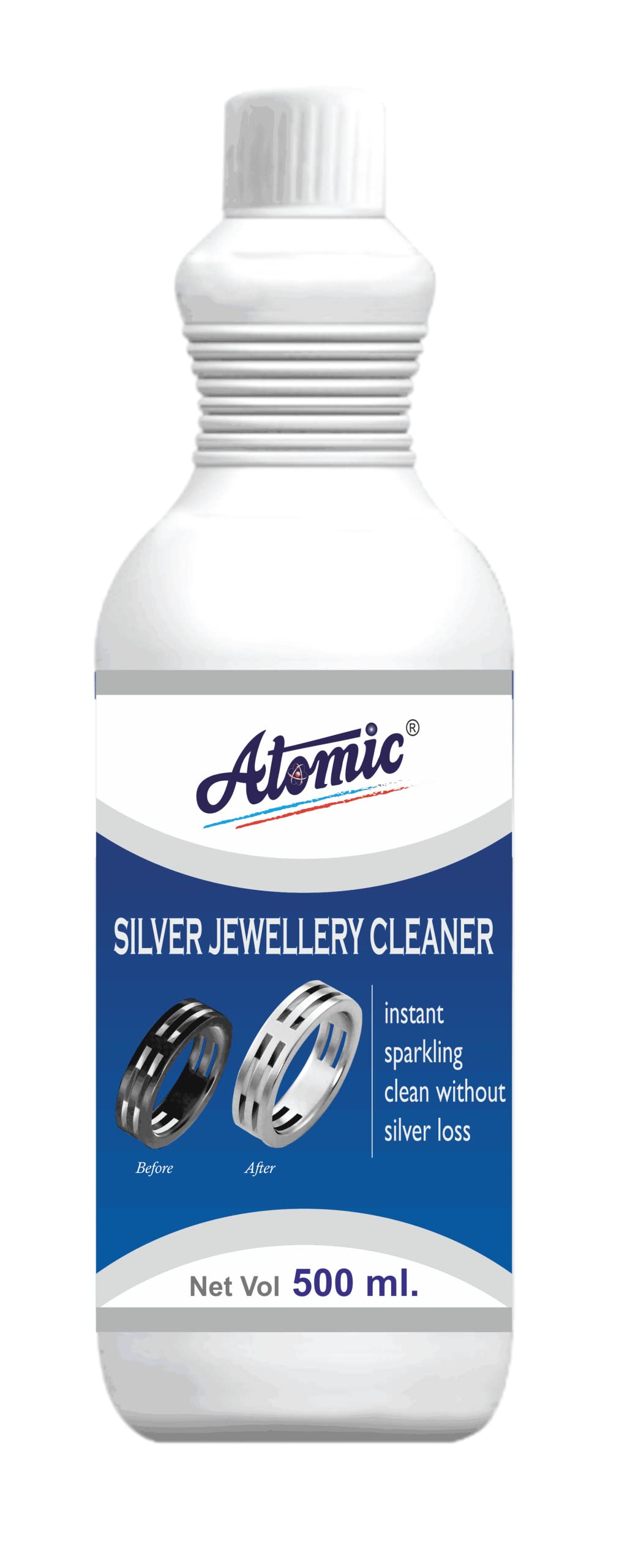 Atomic Silver Cleaning Liquid to Clean Silver without Silver Loss (500ml) (B09XXQRYXZ) Amazon Price History, Amazon Price Tracker
