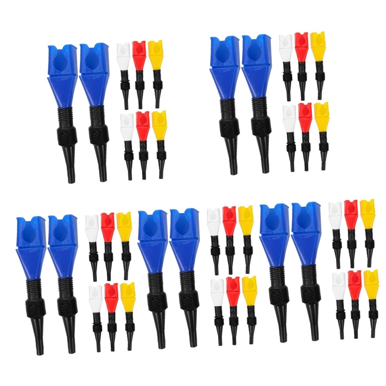 iplusmile 40piezas Embudo De Flexible Manguera Extensible Para Cambio De Diseño Manos Libres Para Vehículos y Motos