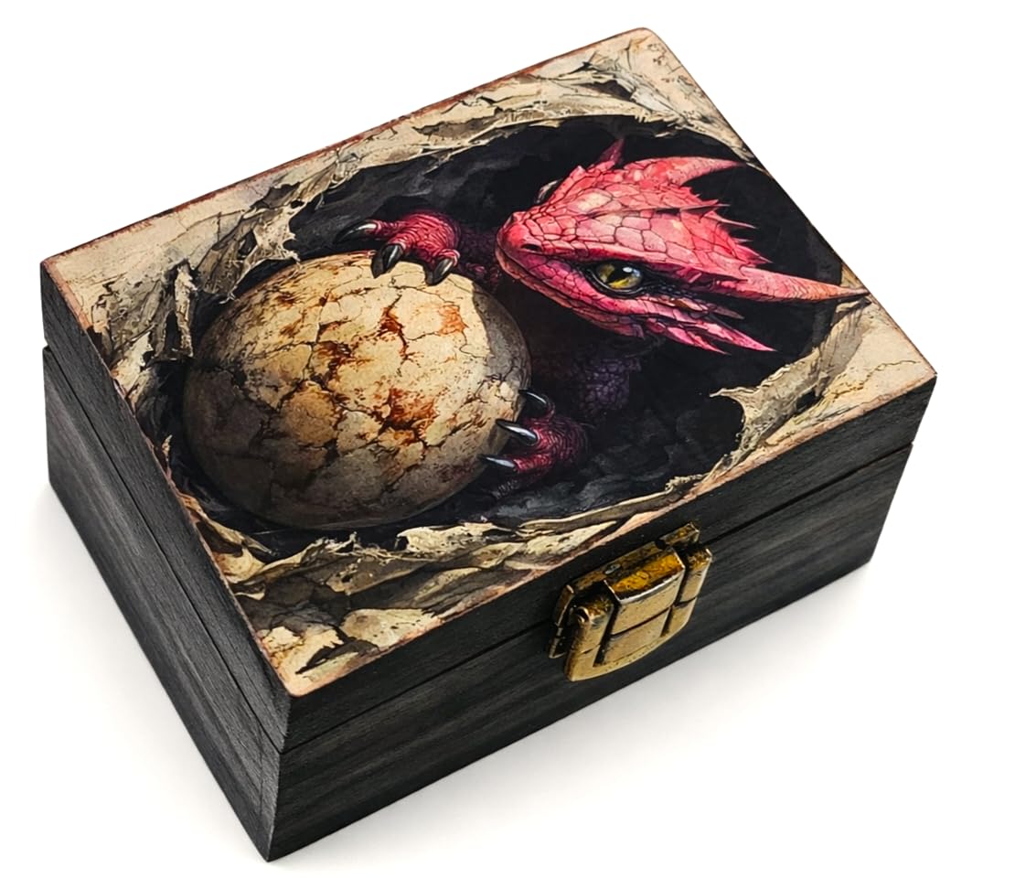 JB Premium Trinket Keepsake Jewelry Box (Baby Dragon)