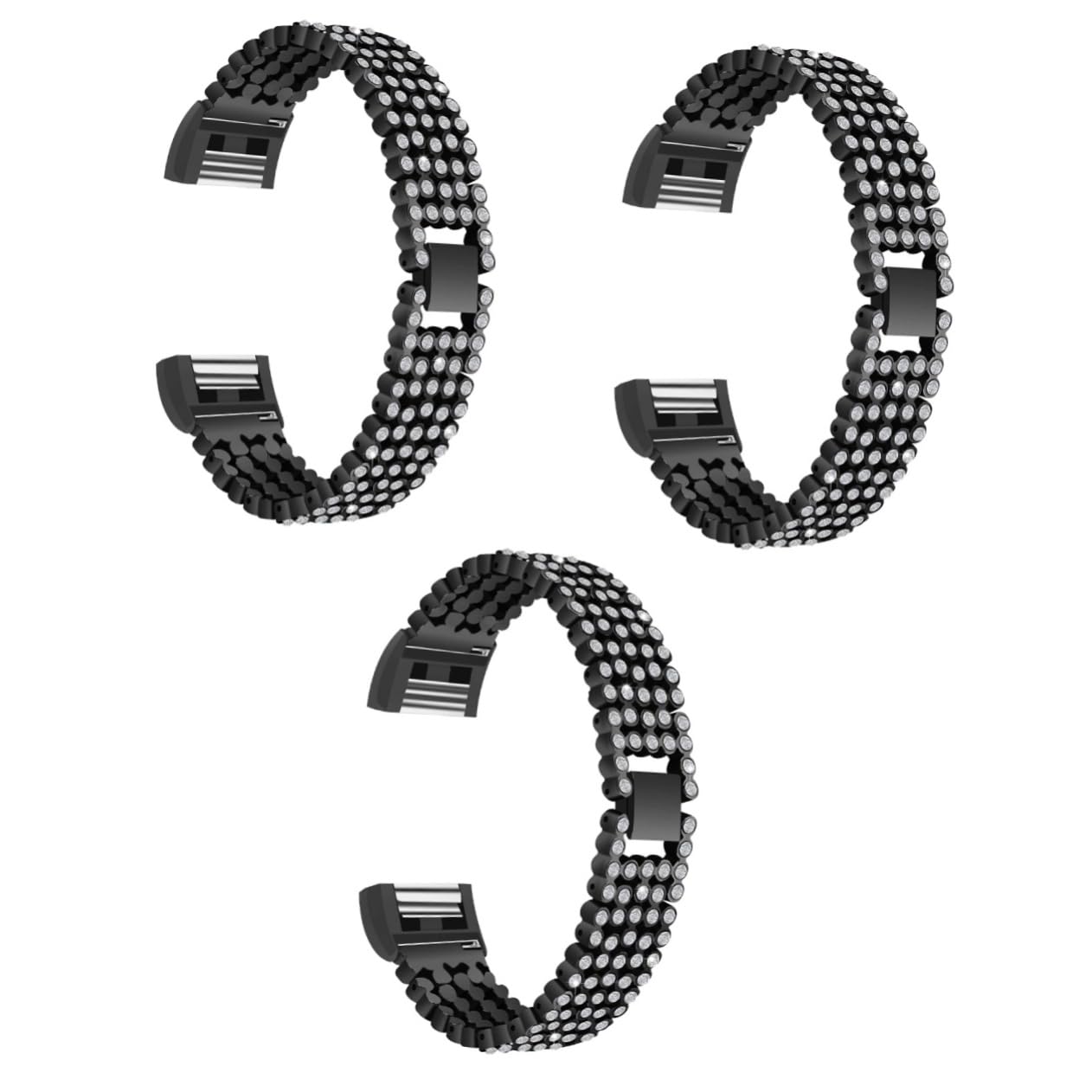 Angoily pulsera ajustable charge 2 pulsera de acero inoxidable bandas metalicas reemplazar correa de reloj