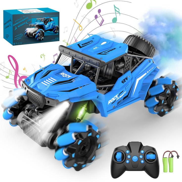 HappyGoLucky RC Bagger Spielzeug - Ferngesteuert Mit 2 Batterien