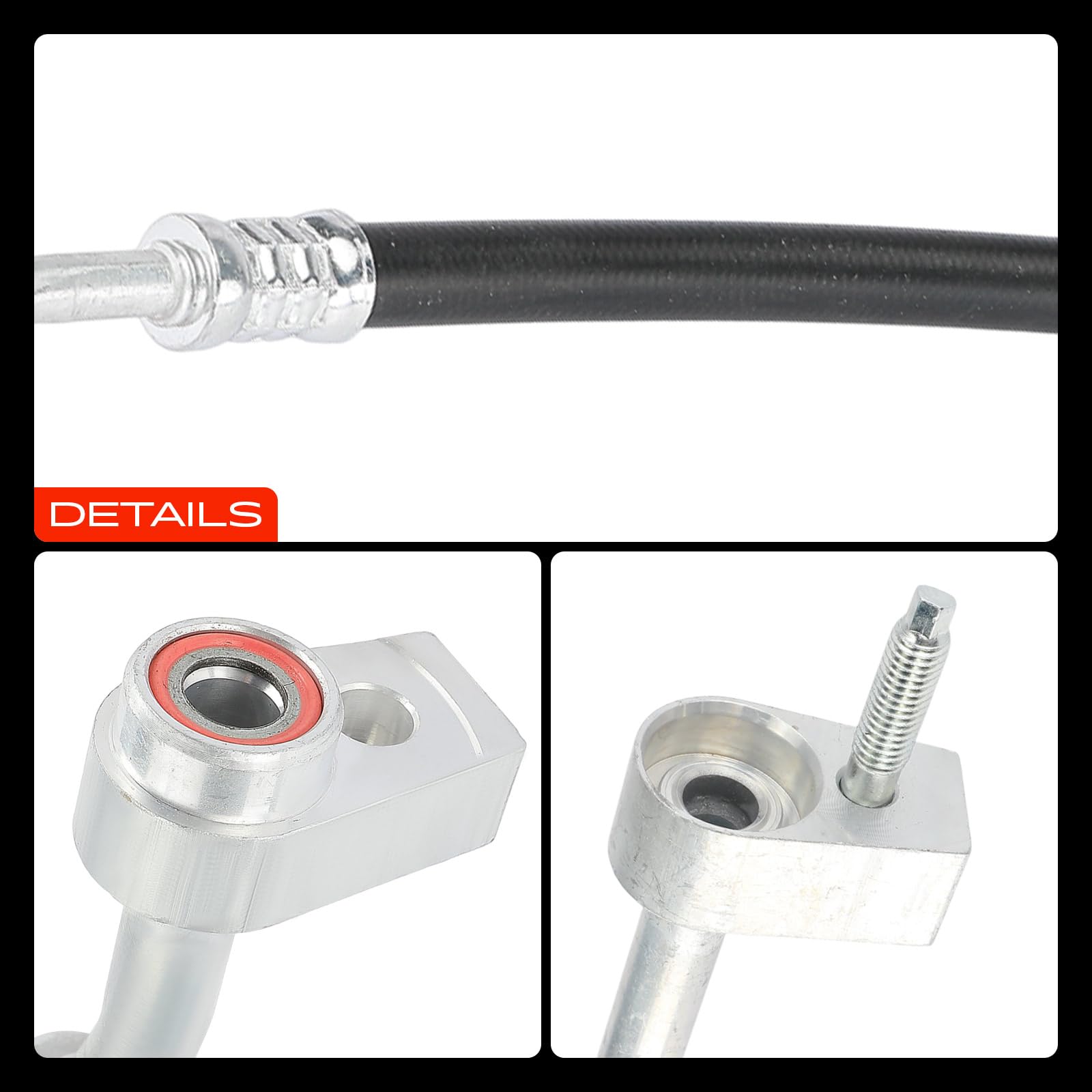 Frankberg Tubo di Carica Refrigerante Compatibile con K.u.g.a III DFK 2.5L Focus III Turnier 1.5L Focus IV Turnier HP 1.5L Focus IV HN 1.0L K.u.g.a III DFK 2.0L Replace# F1F119D567AB