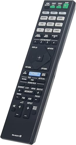 Miniatura 2 de Allimity RM-AAU217 RMAAU217 Remoto de repuesto compatible con Sony 7.2ch Receptor AV multicanal STR-ZA2100ES STR-ZA1100ES STR-ZA3100ES STR-ZA5000ES