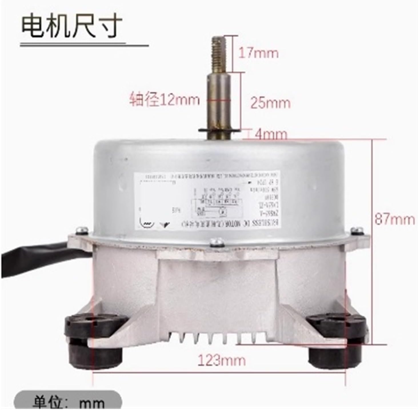 Air Conditioning Motor ZWS65-A LN65A-ZL Motor Fan Motor Indoor DC Fan Suitable for Air Conditioner Motor Parts Replacement for Air Conditioning Motor
