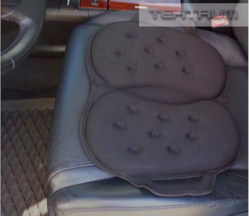 Miniatura 4 de Tektrum Cojín ortopédico portátil plegable de gel frío con asa para viajes, avión, automóvil, hogar, oficina, sillas, alivio para coxis, ciática,