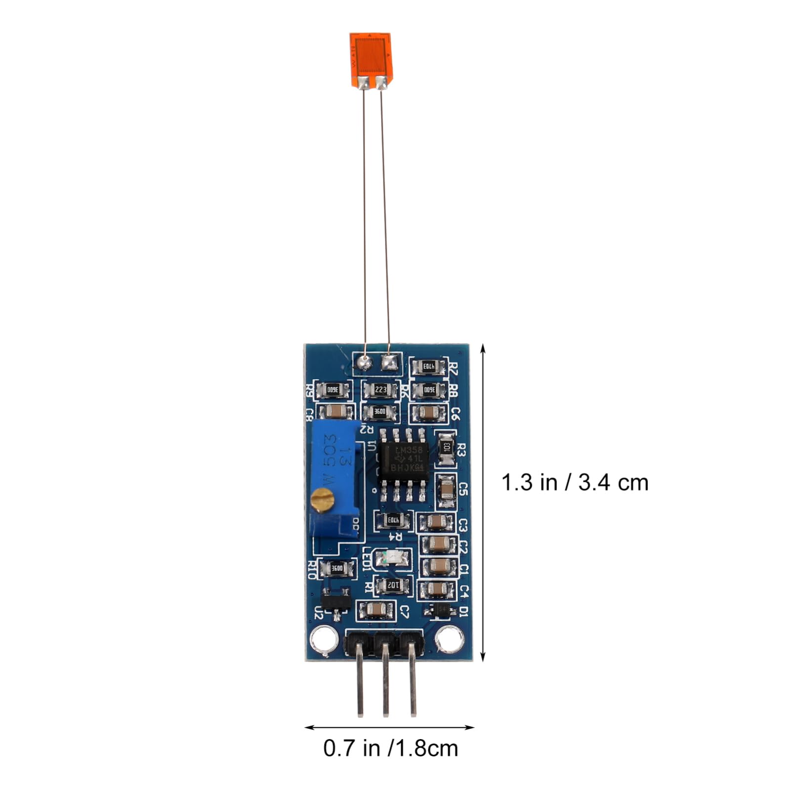 BESPORTBLE Module Amplificateur De Charge Pour Capteur De Déformation Avec Sortie De Tension - Détection De Flexion - Compatible Avec Jauge De Contrainte 350 Ohms Idéal Pour Tests De Bending