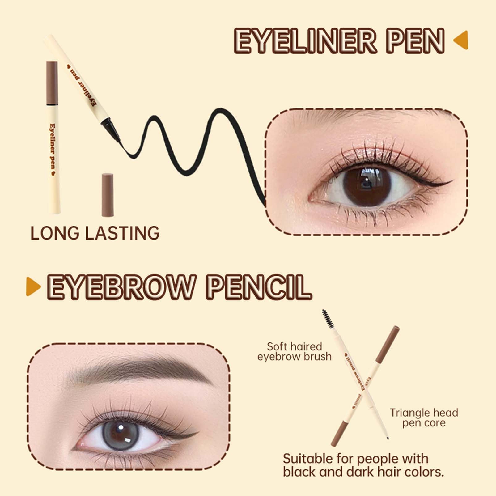All-in-One Make Up Set, 8 Stück Schminke Set, Make-up Sets für Frauen Mädchen, Schmink Geschenkset mit Eyeliner, Lidschatten Palette, Mascara, Air cushion und Lipstick, Perfekte Geschenk für Frauen