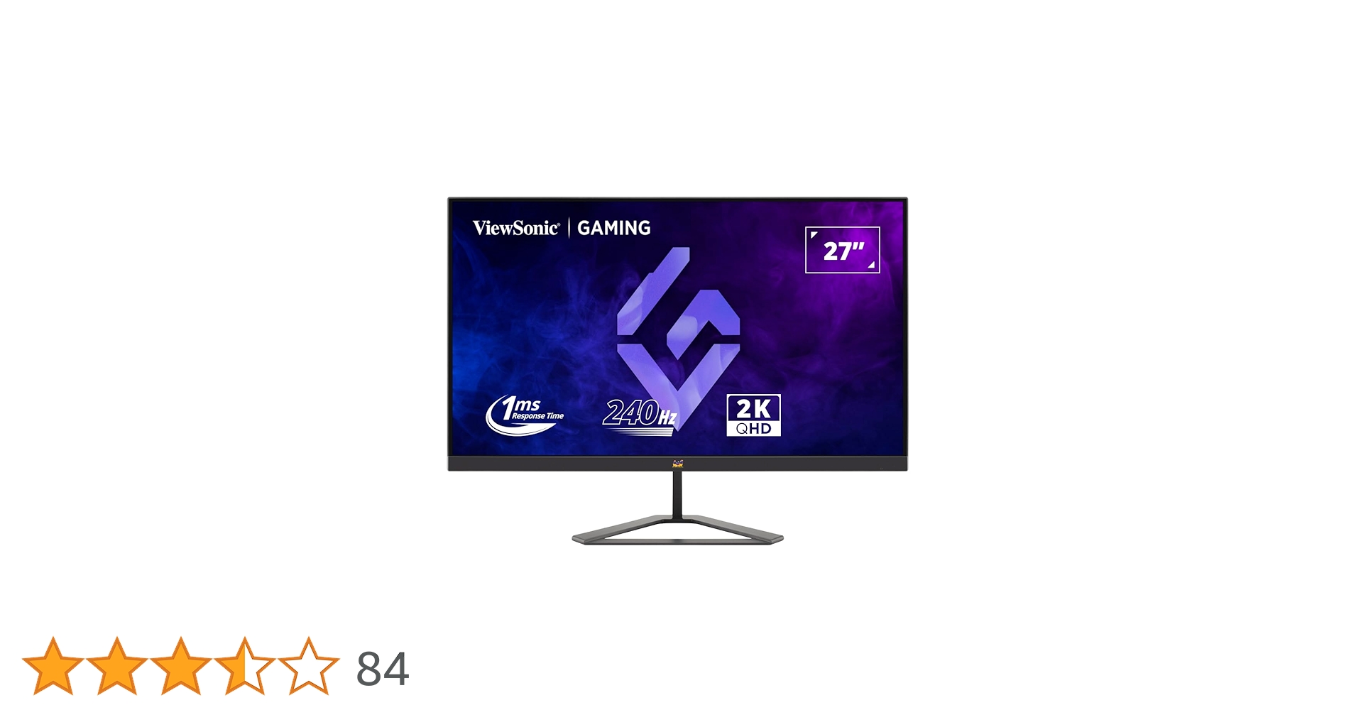 ViewSonic VX2758A-2K-PRO-3 27 Inch IPS Gaming Monitor with
