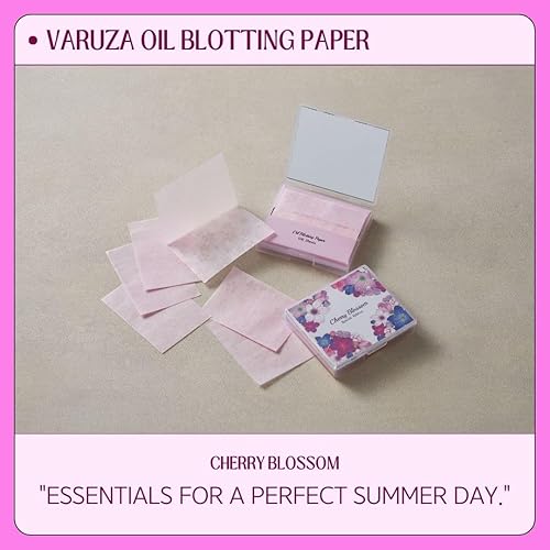 Miniatura 4 de 100 unidades + estuche de espejo Papel secante de aceite natural de flor de cerezo para cara coreano con estuche de espejo