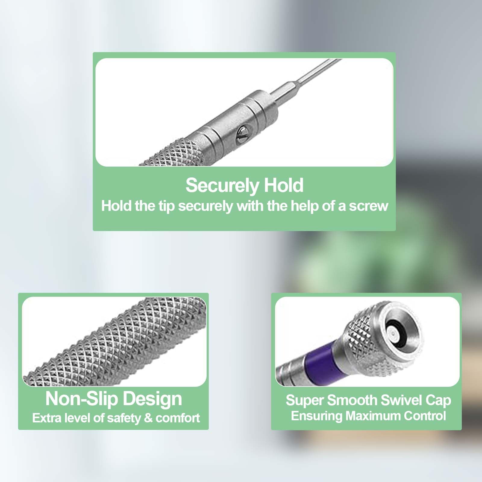 Watchmaker's Screwdriver Set, 10 Pcs 0.6-1.6 mm Precision Screwdriver Set - Image 3