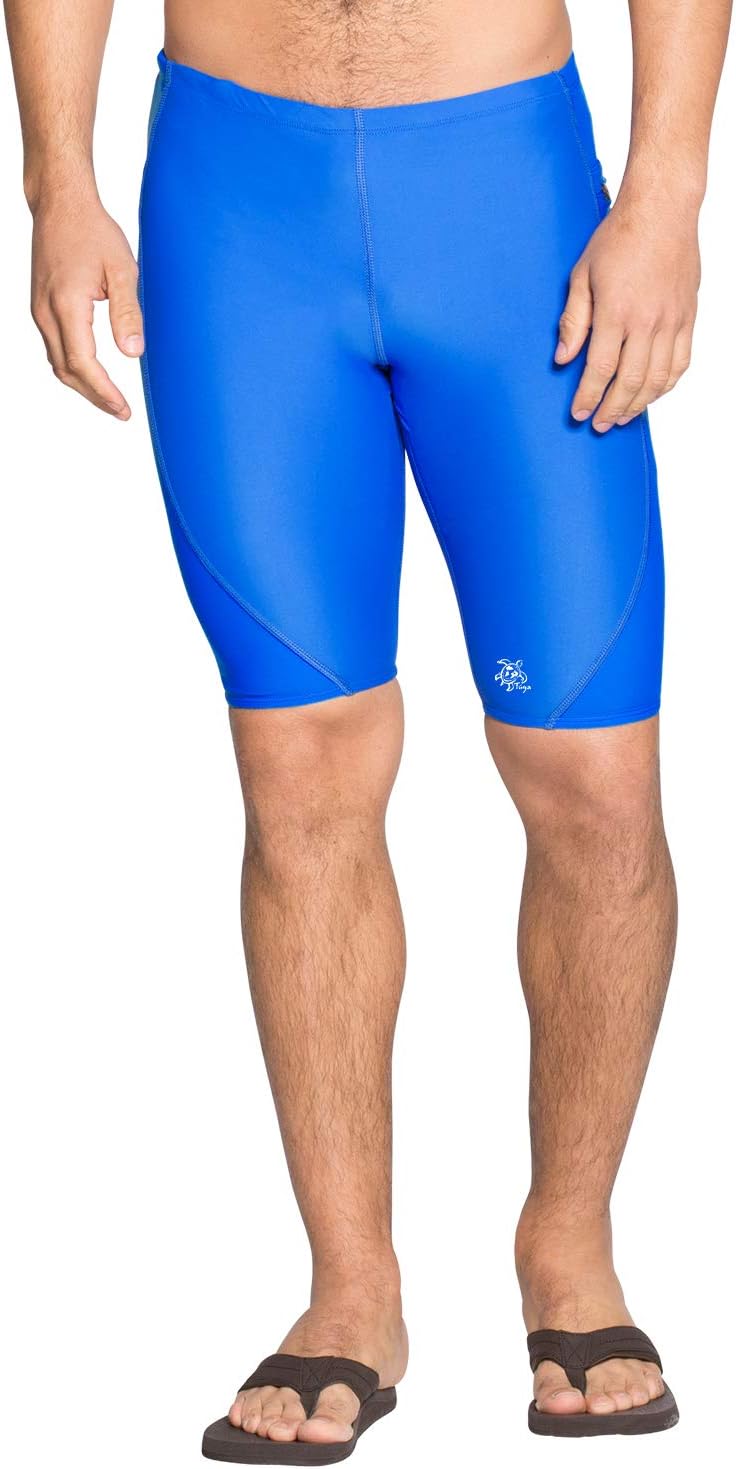 Tuga Men's Snorkel Jammer, UPF 50+ Sun Protection Swim Short, Made in USA
